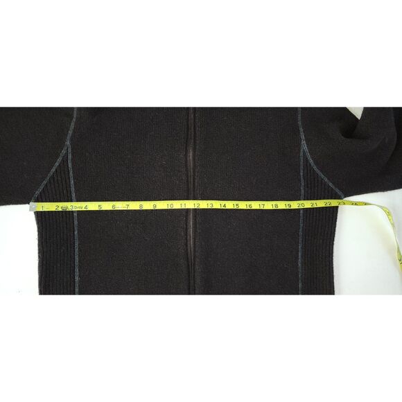 Belmondi Made in Italy Brown Wool Blend Full Zip Cardigan Sweater - Picture 7 of 8